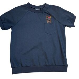 ModCloth Novelty Embroidered Llama Crewneck Top Womens Small Boho Artsy